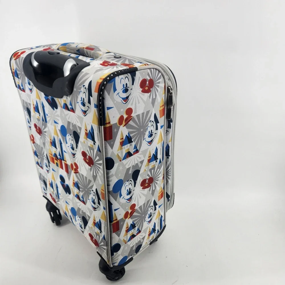 Disney Parks Mickey Mouse Castle Spinner Suitcase Carry On 21 Inch Luggage